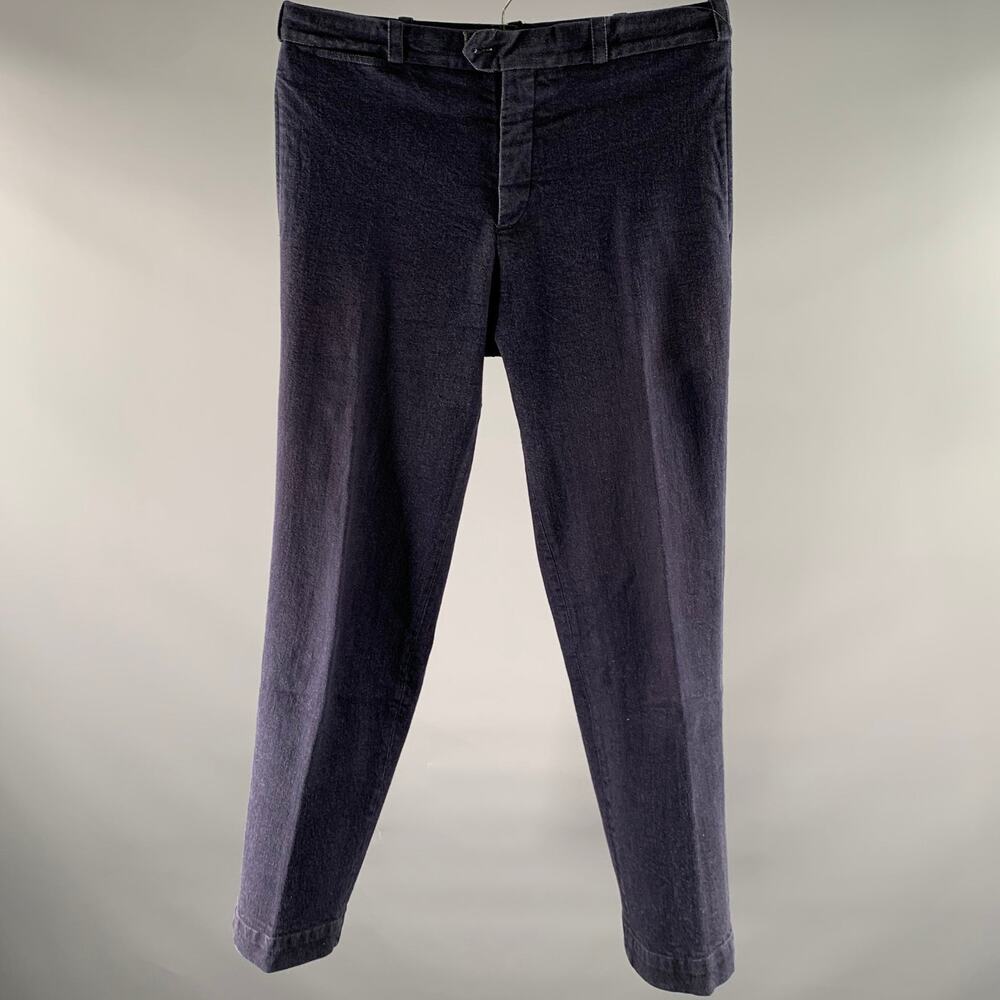 PT TORINO Size 34 Navy Heather Straight leg Chino Pants
